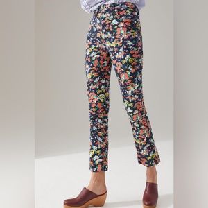 Maeve Gardenia High Rise Slim Straight Jeans Size 28